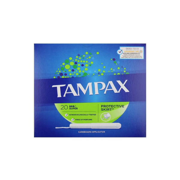 TAMPAX Super Tampons Applicator 20 Pack