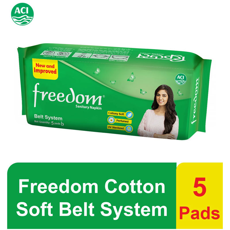 Freedom Cotton Soft Belt System Pads 5pc