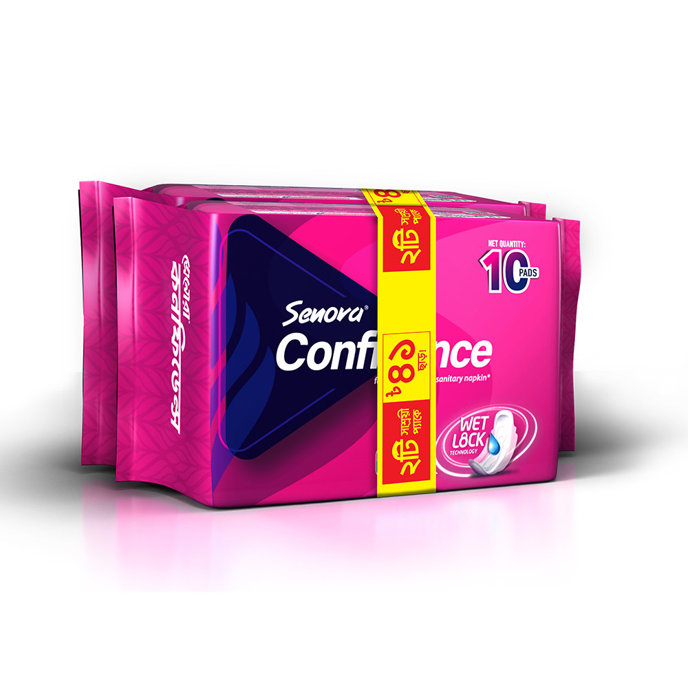 Senora Confidence Sanitary Napkin 10 pads ( Combo )