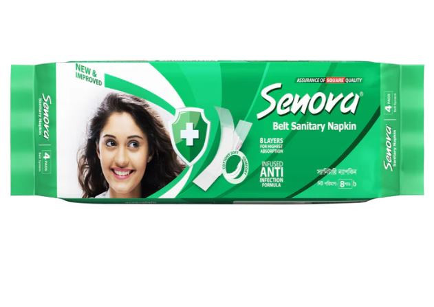 Senora Belt Sanitary Napkin 4 Pcs