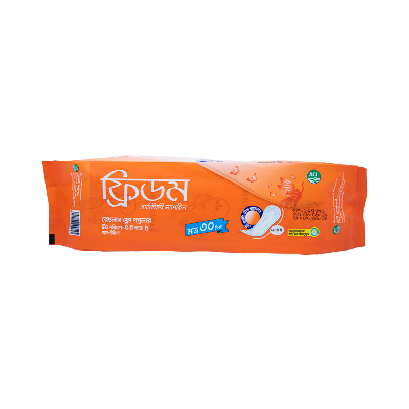 Freedom Super Dry Regular Flow Popular 5 pads
