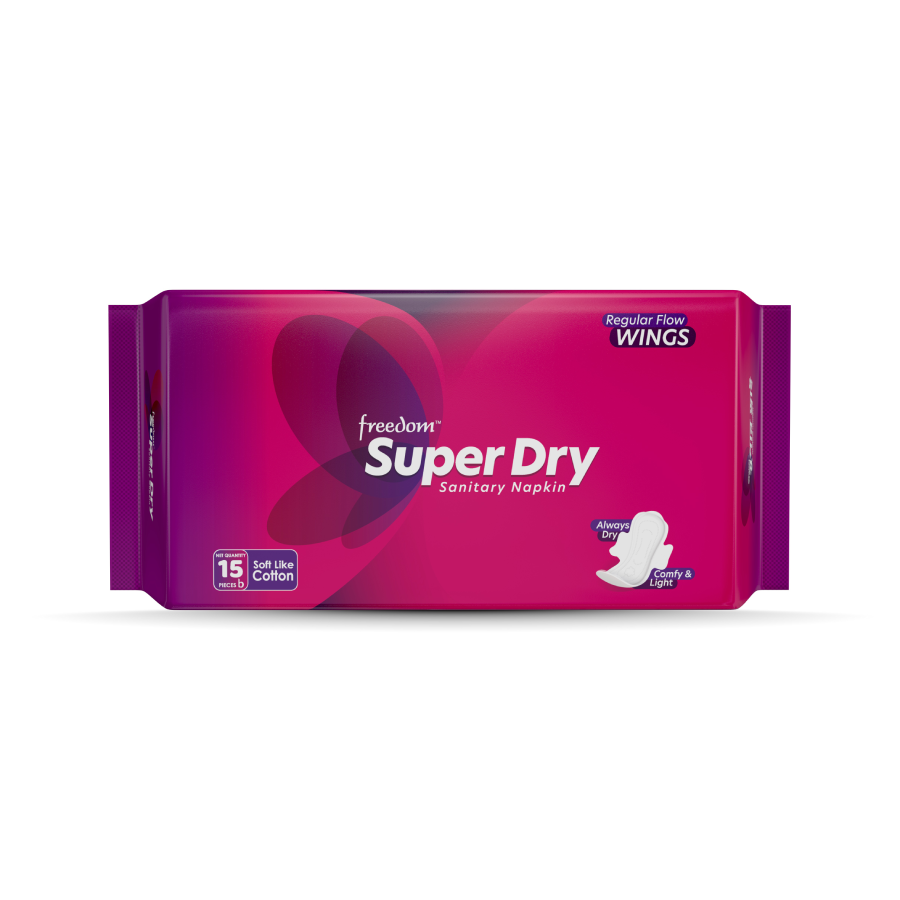 Freedom Super dry Sanitary Napkin 15 Pads